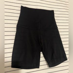 Lululemon Align 6 inch bike shorts, size 2 BLACK